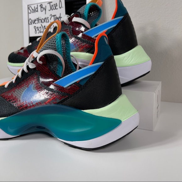 NIKE N110 D/MS/X DIMSIX MENS RUNNING SHOES SIZE 9 BLACK MULTICOLOR NEW - Picture 9 of 10